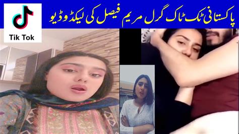 pakistani girls mms|Pakistani TikToker Maryam Faisal’s MMS Leaked After Kanwal